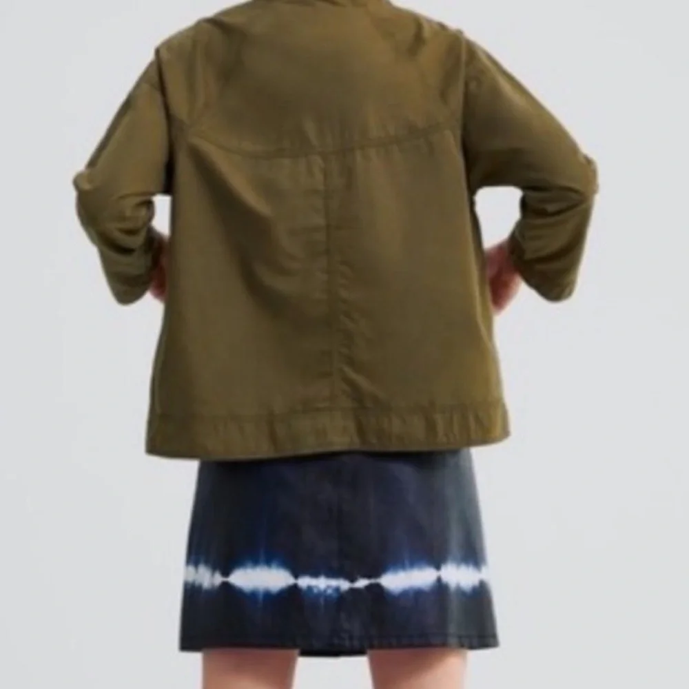 Zara Tie Dye Faux Leather Mini Skirt XS